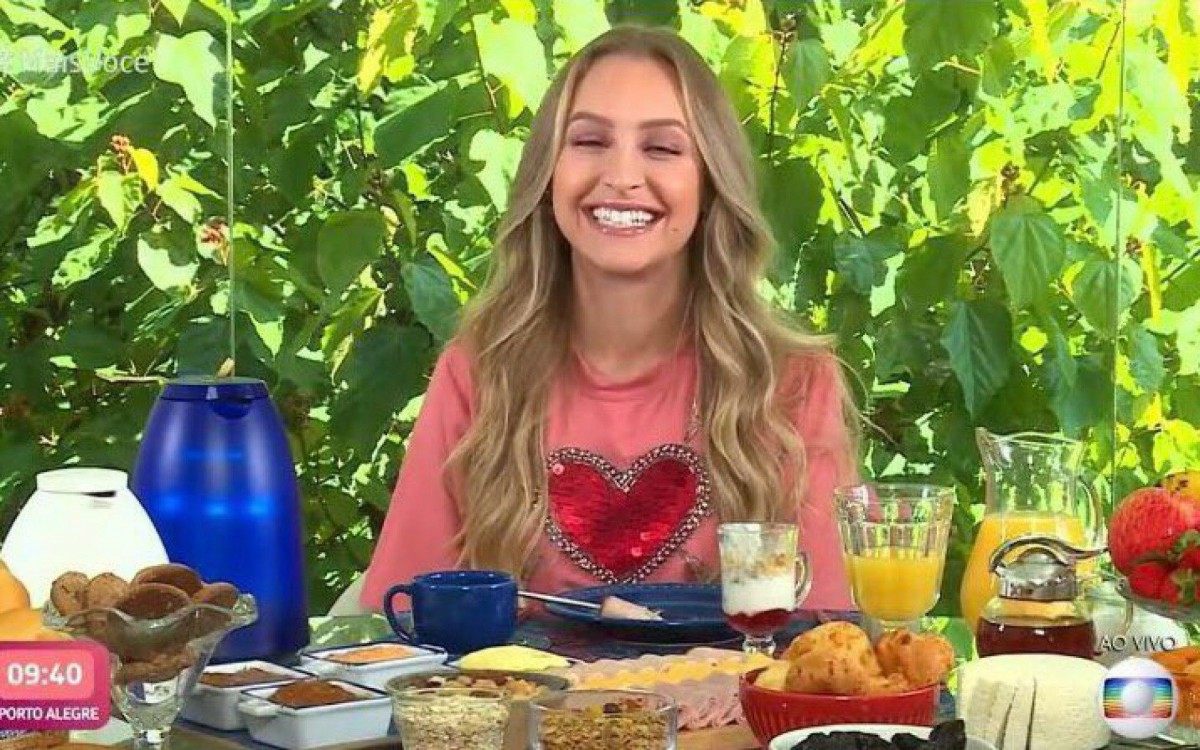 Carla Diaz no 'Mais Você'