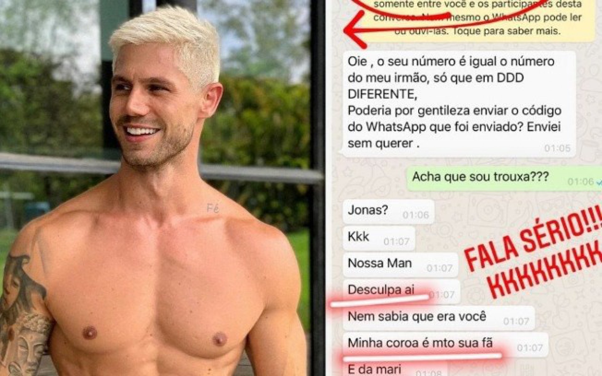 Jonas Sulzbach sofre tentativa de golpe - Reprodução/Instagram