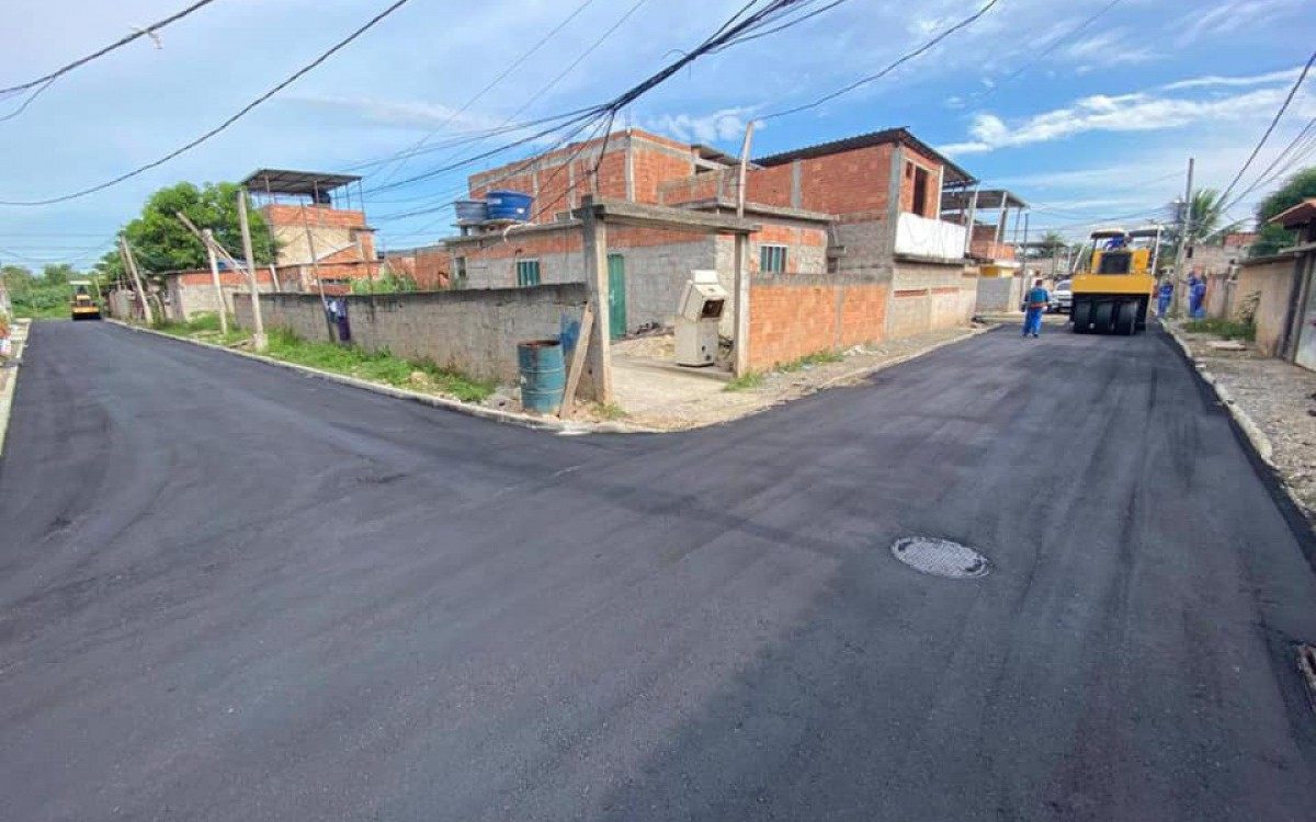 Obras em andamento em Duque de Caxias