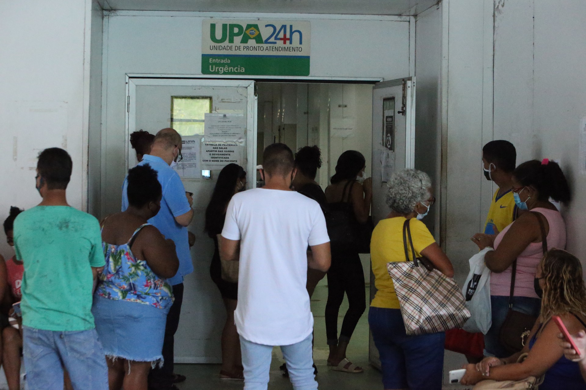Movimenta&ccedil;&atilde;o na UPA Parque Beira Mar em Duque de Caxias - Daniel Castelo Branco / Ag&ecirc;ncia O DIA