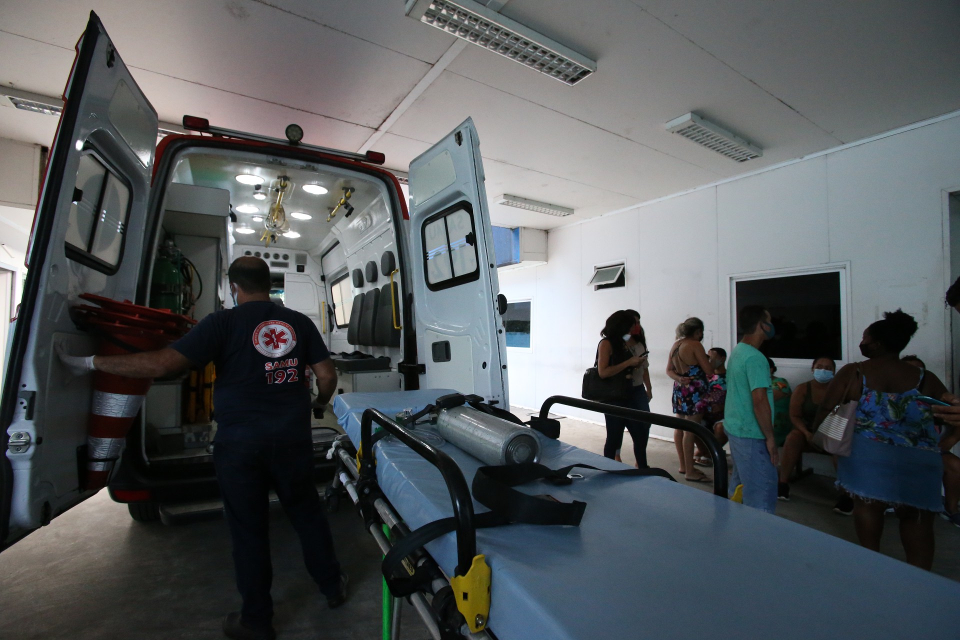 Movimenta&ccedil;&atilde;o na UPA Parque Beira Mar em Duque de Caxias - Daniel Castelo Branco / Ag&ecirc;ncia O DIA