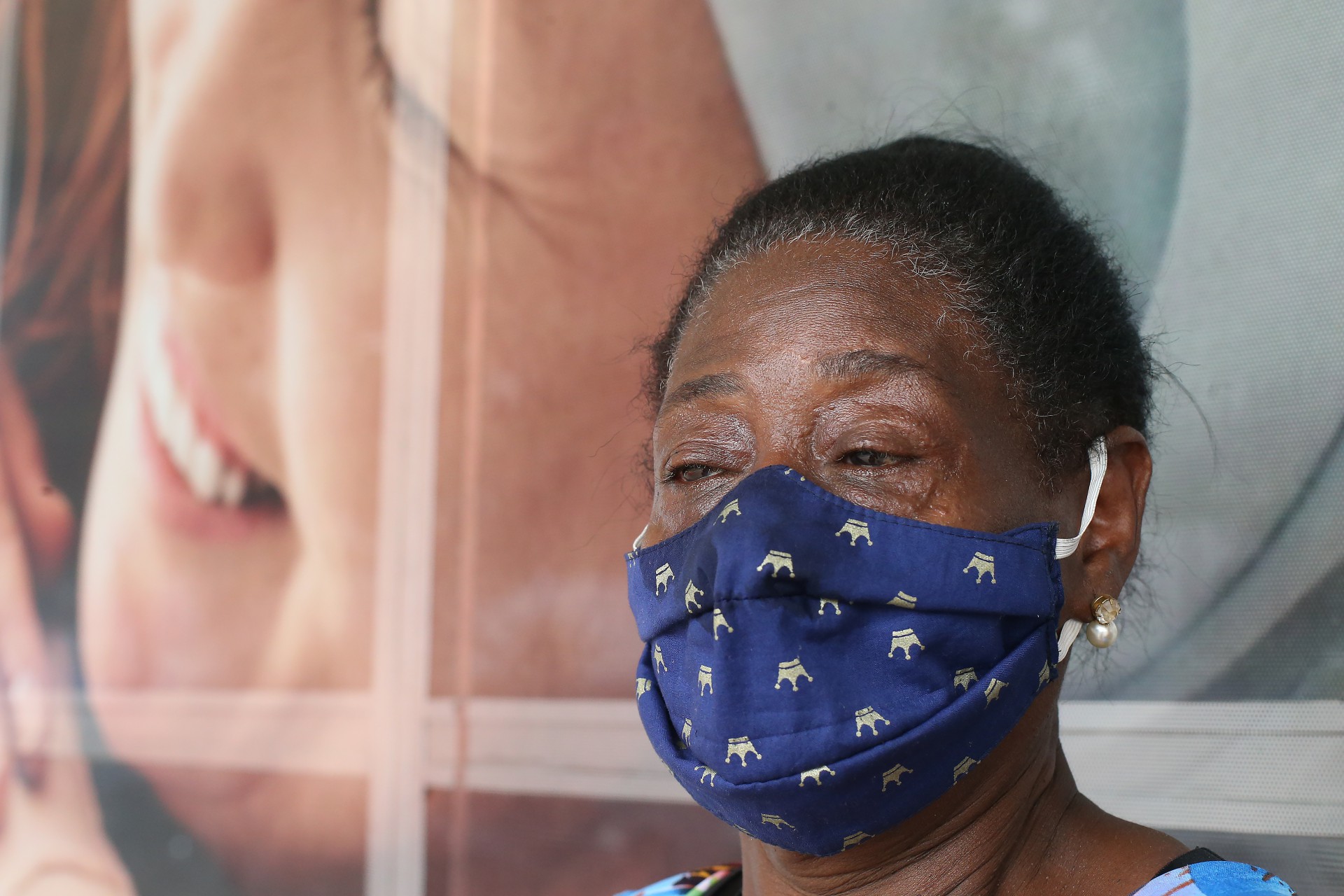 Movimenta&ccedil;&atilde;o no Hospital Municipal de Moacyr do Carmo. Na foto, a Marlene Gomes - Daniel Castelo Branco / Ag&ecirc;ncia O DIA