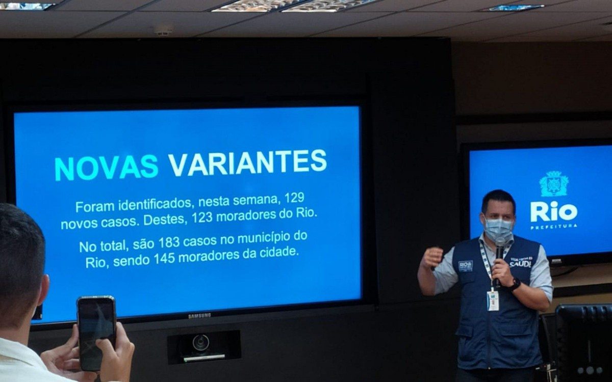 Foram 129 casos de novas variantes da covid-19 identificados nesta semana