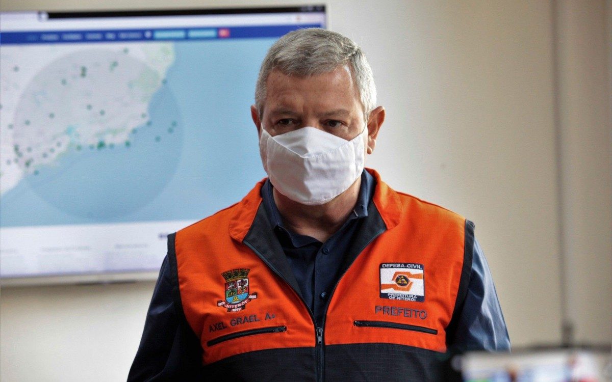 Prefeito de Niterói alerta, pelas sirenes da Defesa Civil, sobre agravamento da pandemia
 - Divulgação