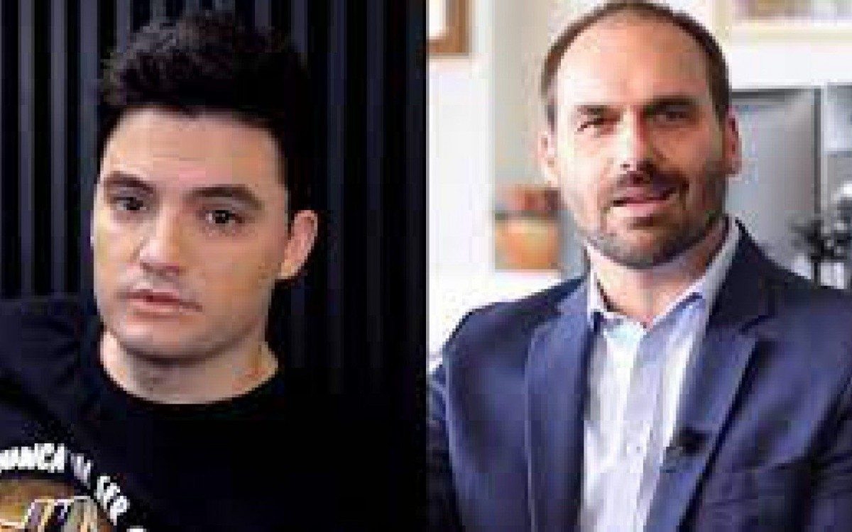 Felipe Neto e Eduardo Bolsonaro