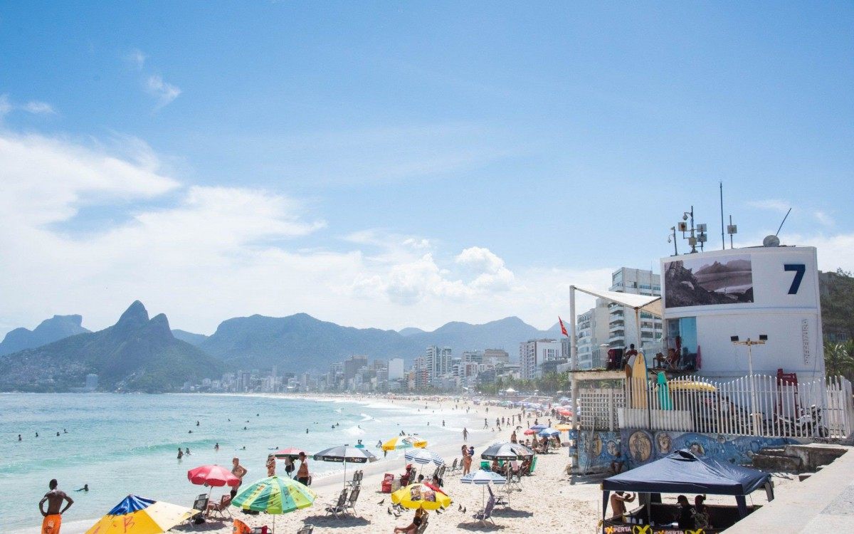 O posto 13, no Arpoador, foi um dos que recebeu fotos do Rio Antigo