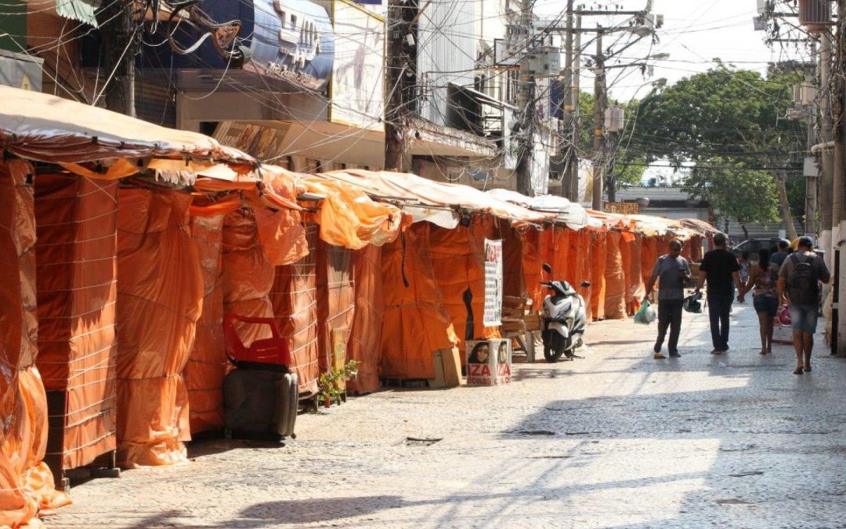 Centro de Niter&oacute;i teve com&eacute;rcio fechado nesta sexta