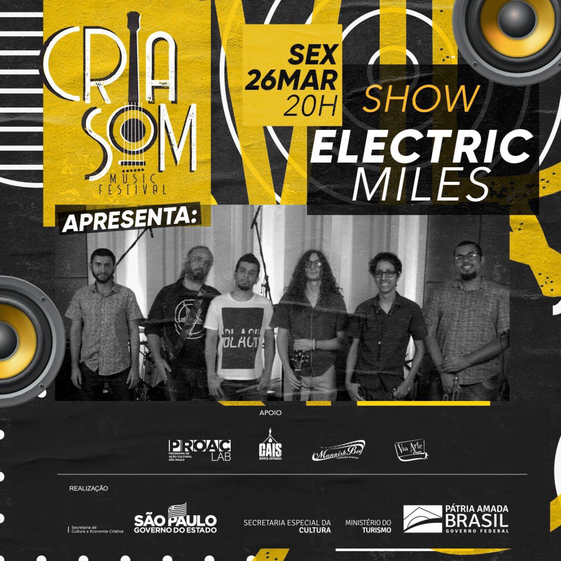 Eletric Miles encerra Criasom - Divulgação