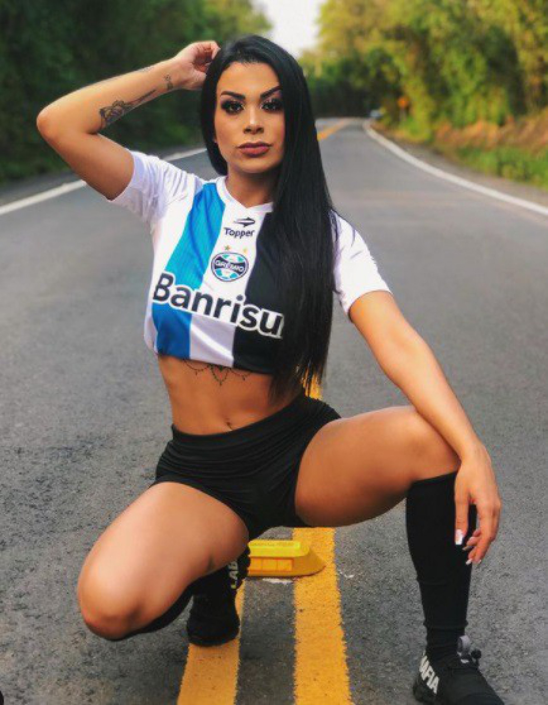 Camila Beck tem paixão pelo Grêmio - Reprodução