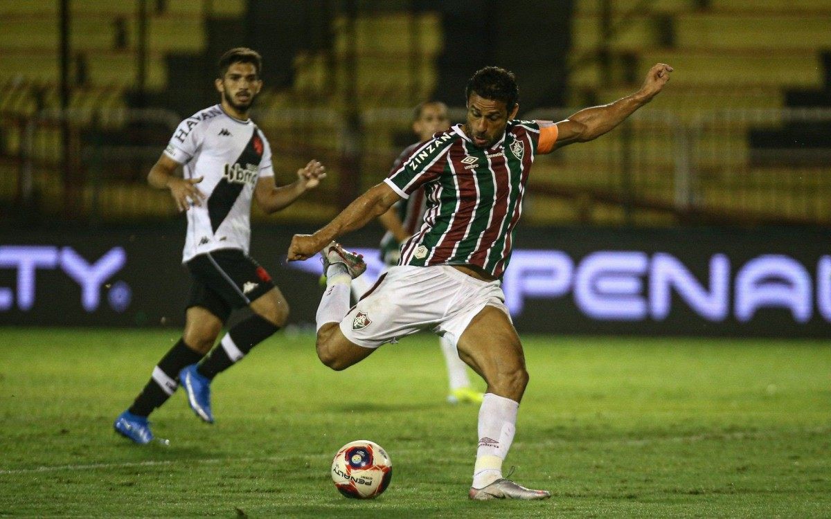 Volta Redonda - 30/03/2021 - Estádio Raulino de Oliveira..Fluminense enfrenta o Vasco esta noite em Volta Redonda pela 7ª rodada do Campeonato Carioca 2021 - Taça Guanabara..FOTO: LUCAS MERÇON/FLUMINENSE