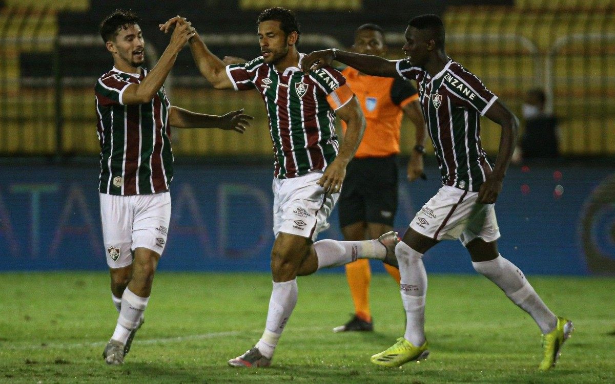 Volta Redonda - 30/03/2021 - Estádio Raulino de Oliveira..Fluminense enfrenta o Vasco esta noite em Volta Redonda pela 7ª rodada do Campeonato Carioca 2021 - Taça Guanabara..FOTO: LUCAS MERÇON/FLUMINENSE