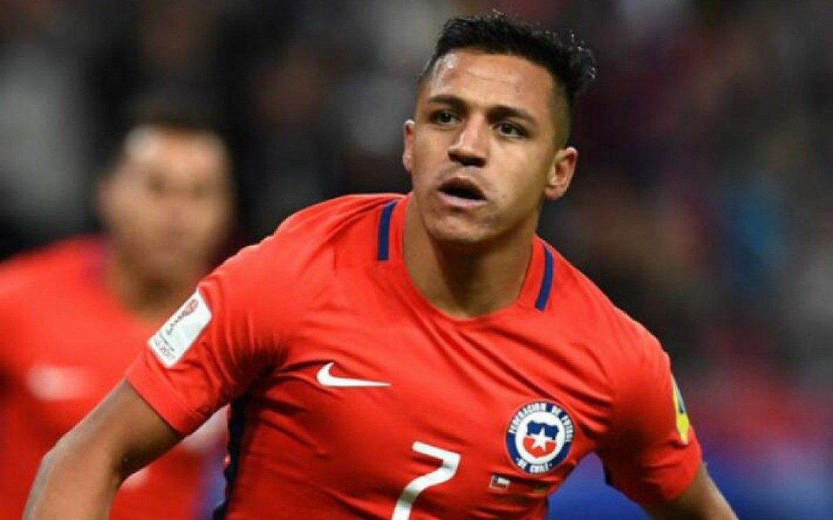 Chile - Alexis S&aacute;nchez: 44 gols em 133 jogos
