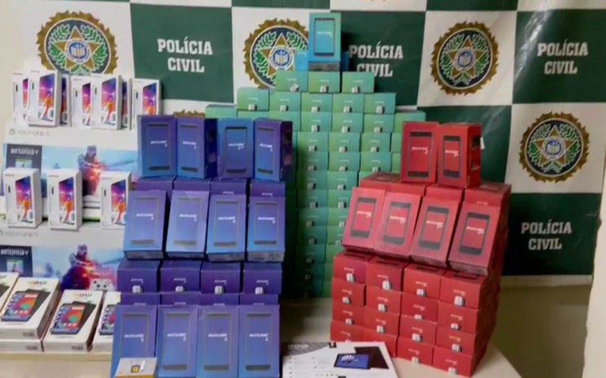 Criminoso foi capturado com 360 aparelhos lacrados, como tablets, notebooks, videogames, al&eacute;m de um aparelho de ar-condicionado