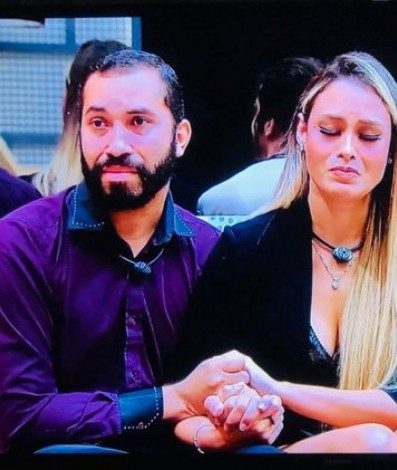 Gilberto e Sarah - Reprodução / TV Globo