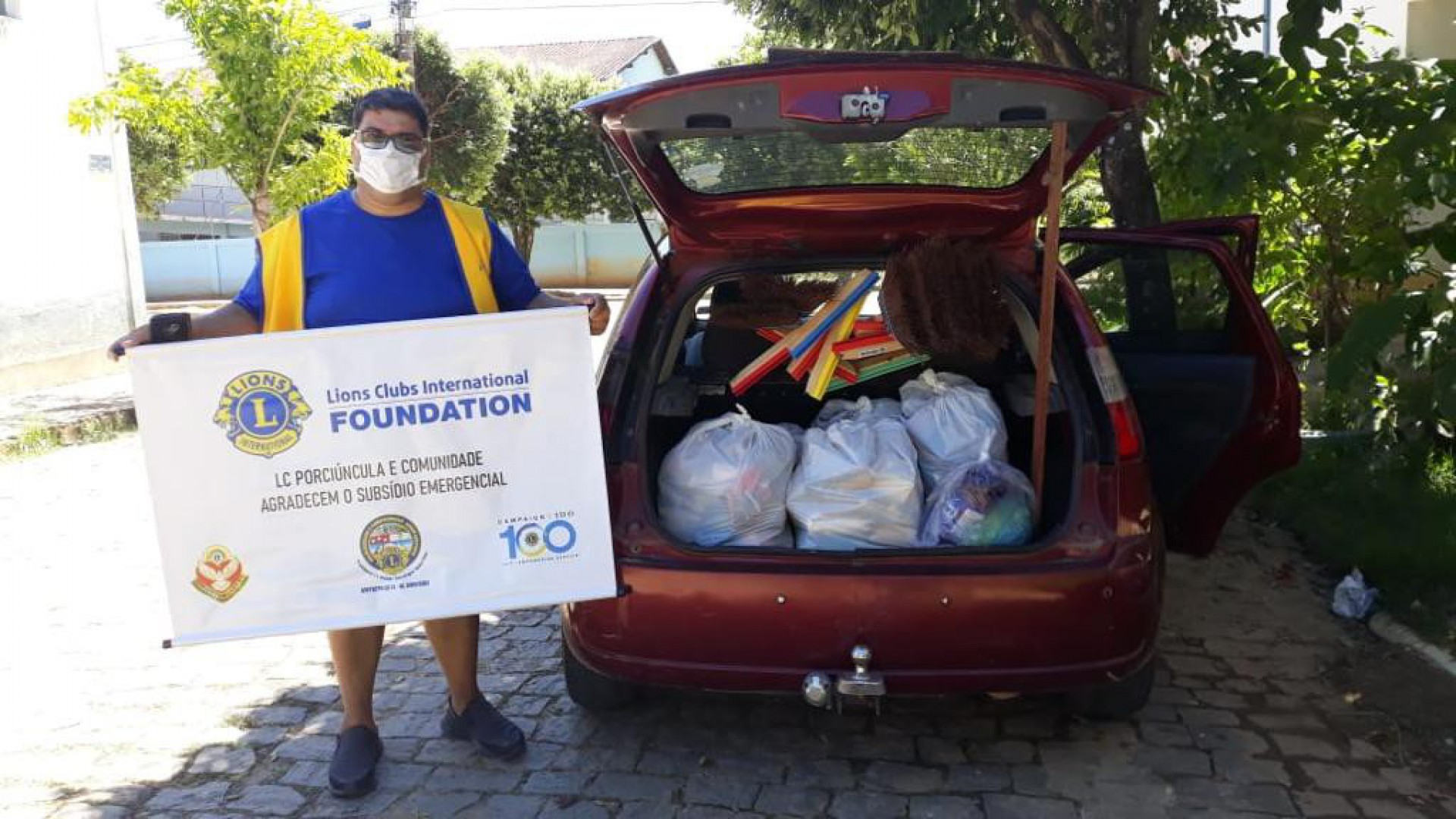 Porci&uacute;ncula: Lions Clube obt&eacute;m subs&iacute;dio emergencial para ajudar vitimas da &uacute;ltima enchente. - Foto: divulga&ccedil;&atilde;o