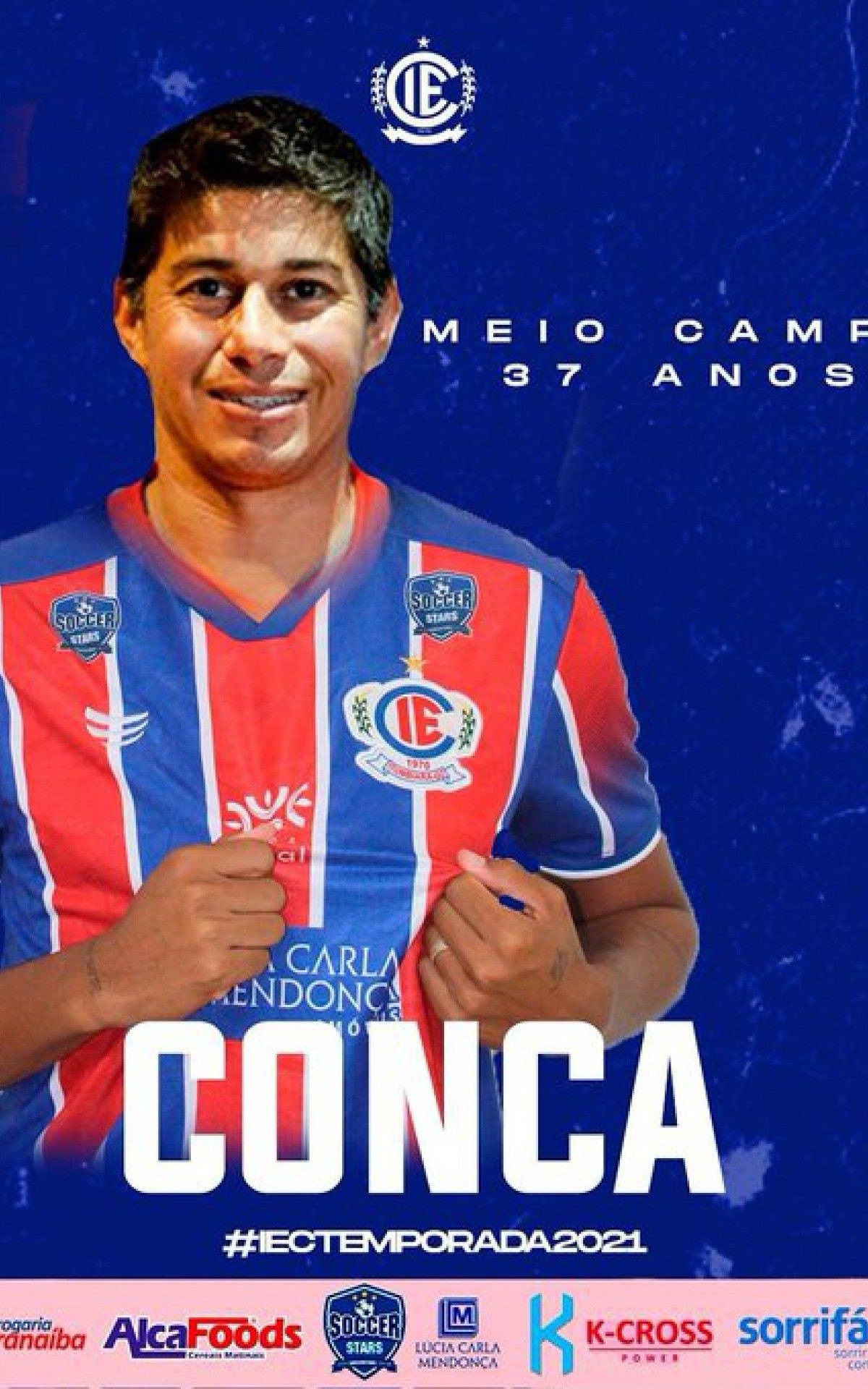 Conca &eacute; 'anunciado' por time de Goi&aacute;s