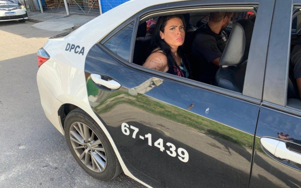 Polícia Civil prende mulher apontada como principal líder do tráfico de São Gonçalo - Divulgação / Polícia Civil