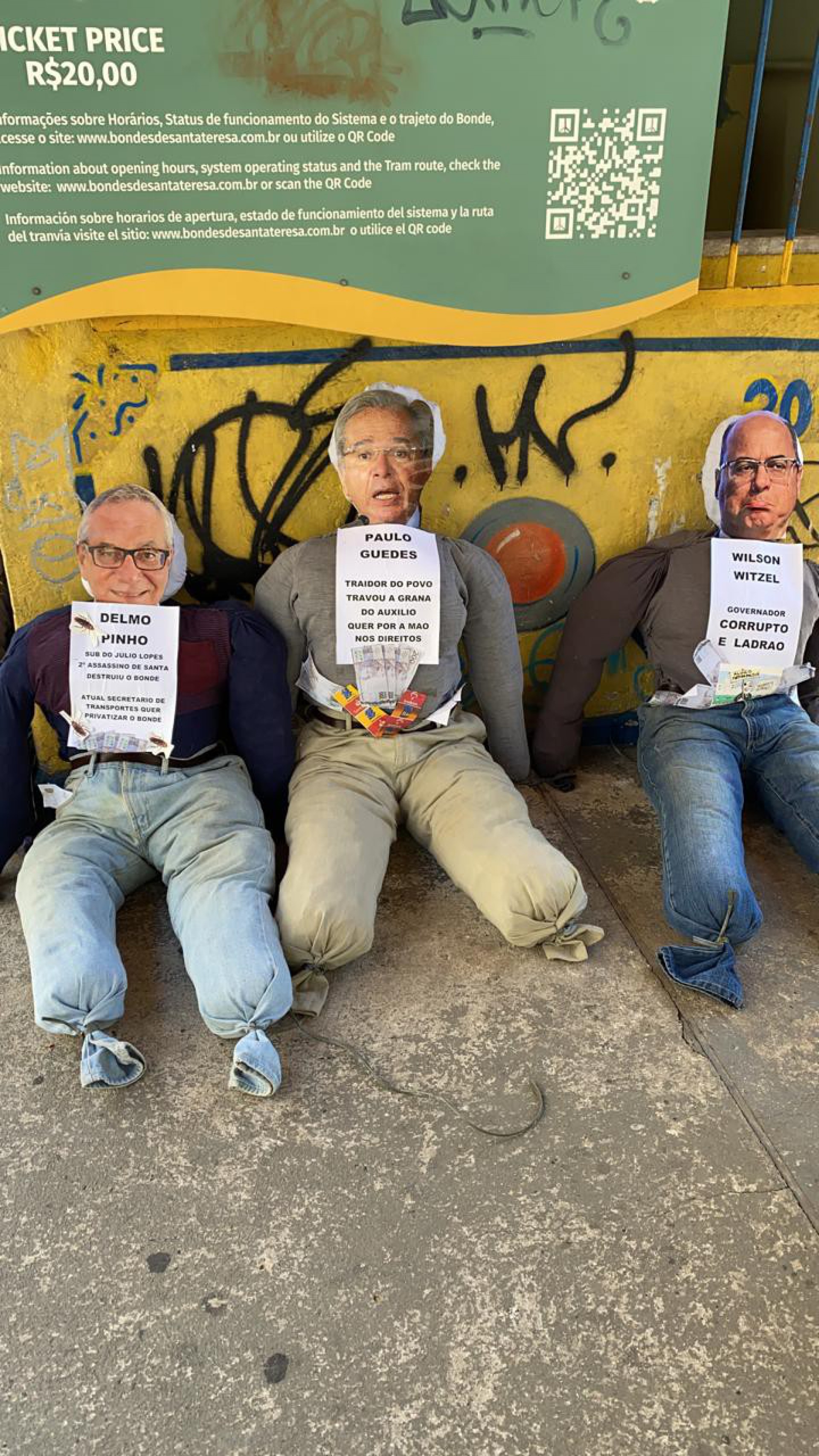 Moradores de Santa Teresa organizam malhação de Judas - Divulgação