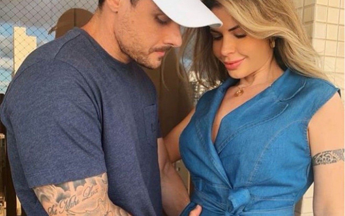 Cacau Colucci e o marido