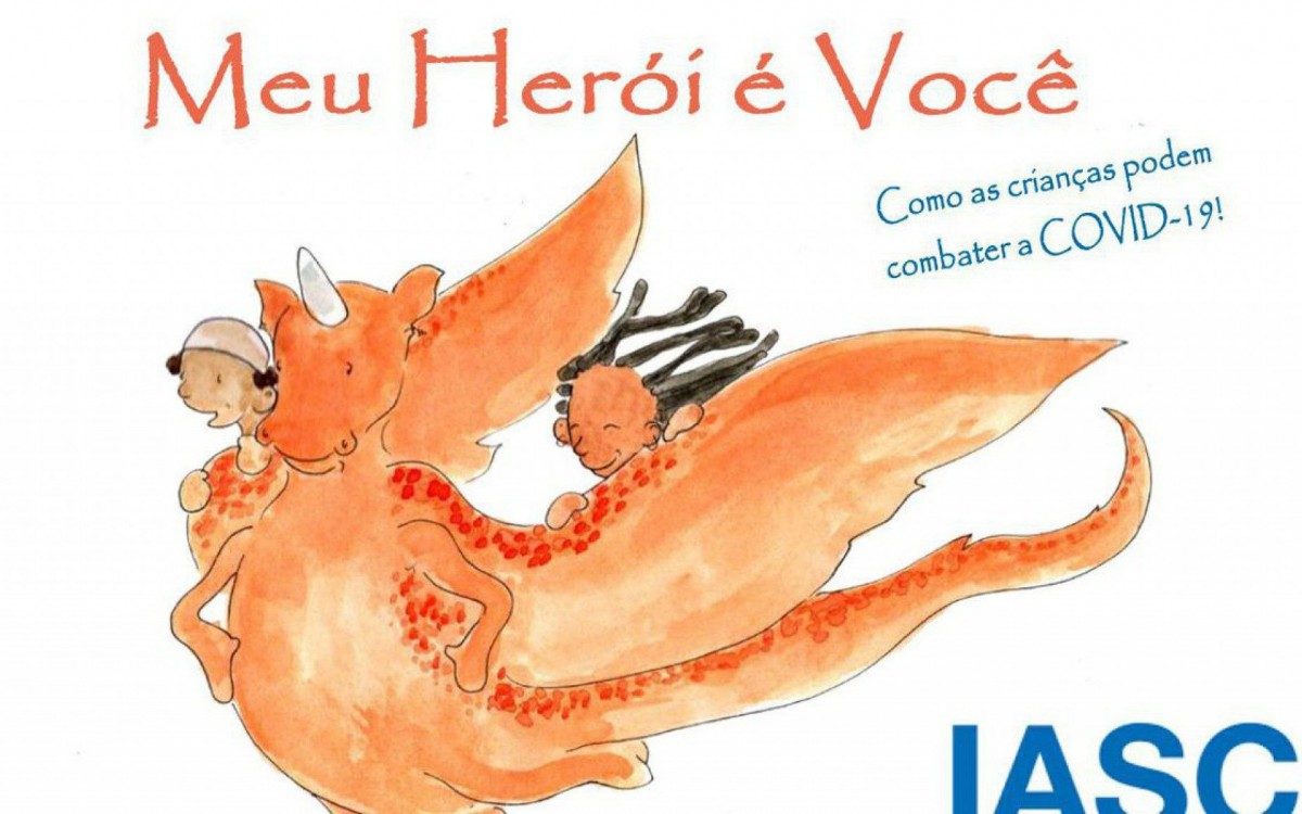 Como as crian&ccedil;as podem se proteger contra o novo coronav&iacute;rus &eacute; o tema do livro Meu Her&oacute;i &eacute; Voc&ecirc;, Como as Crian&ccedil;as Podem Combater a Covid-19!, dispon&iacute;vel na internet.

