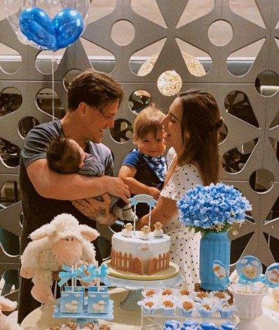 Gabi Brandt e a família - reprodução do instagram