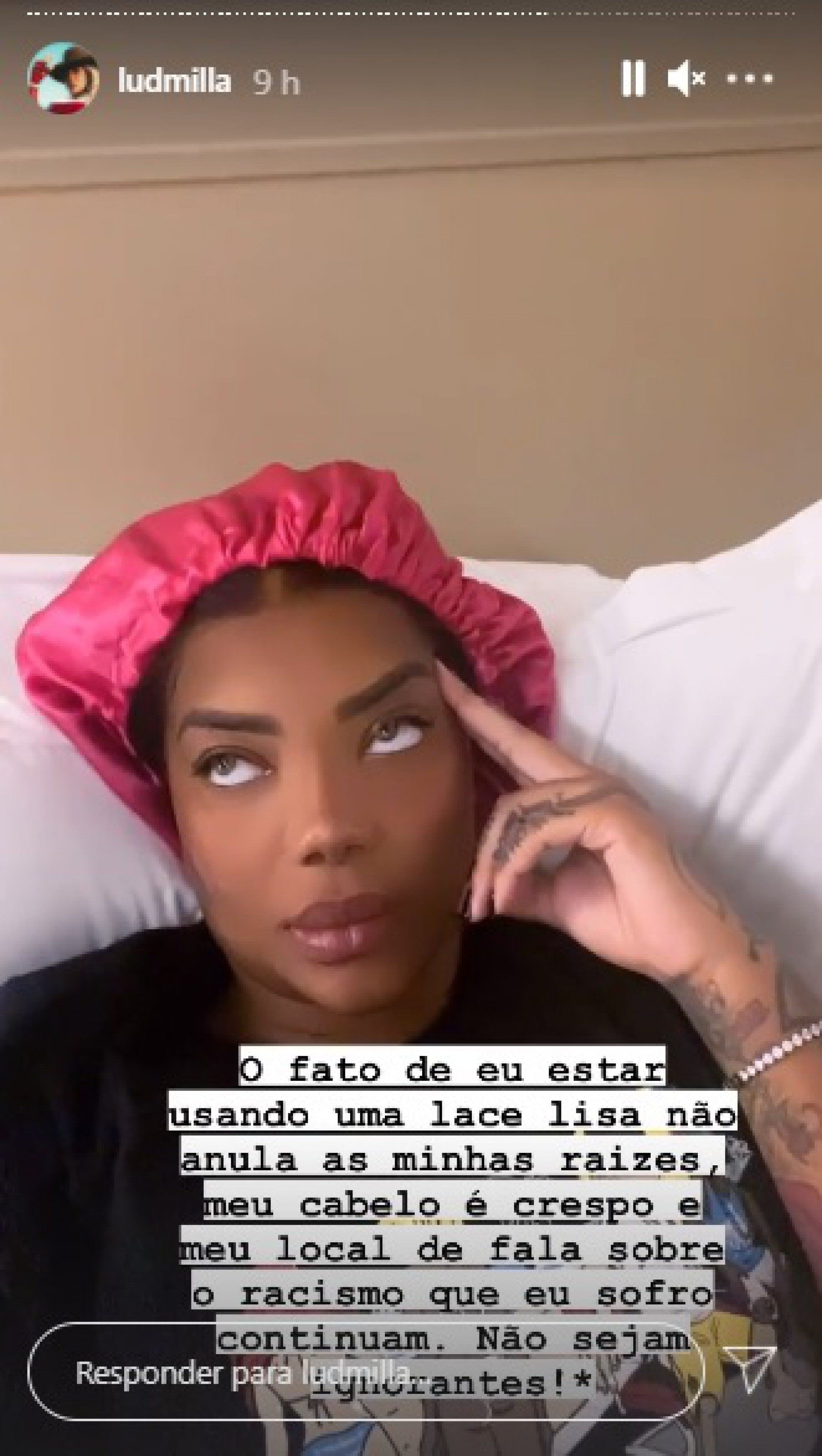 Post de Ludmilla - Reprodução