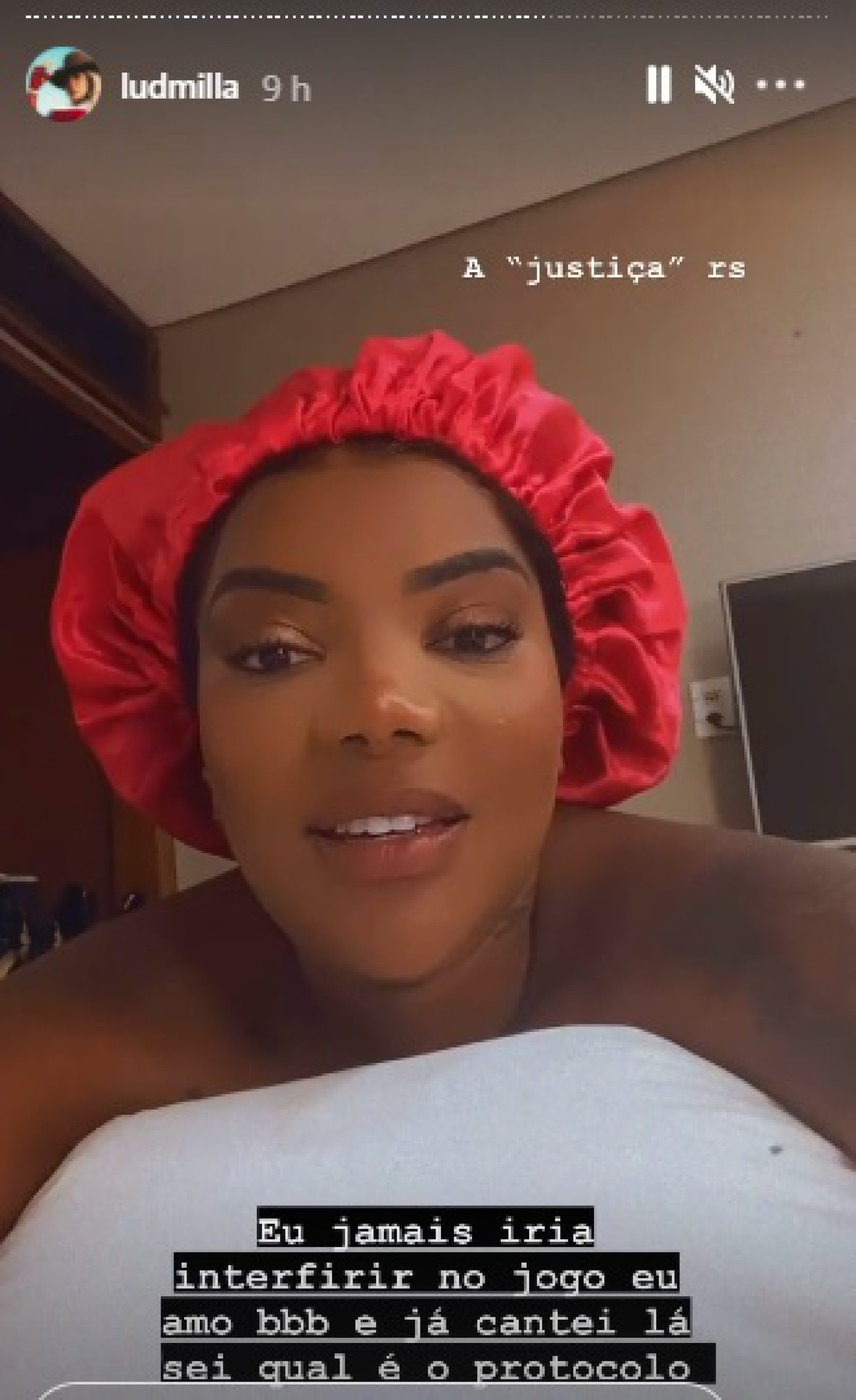 Post de Ludmilla - Reprodução