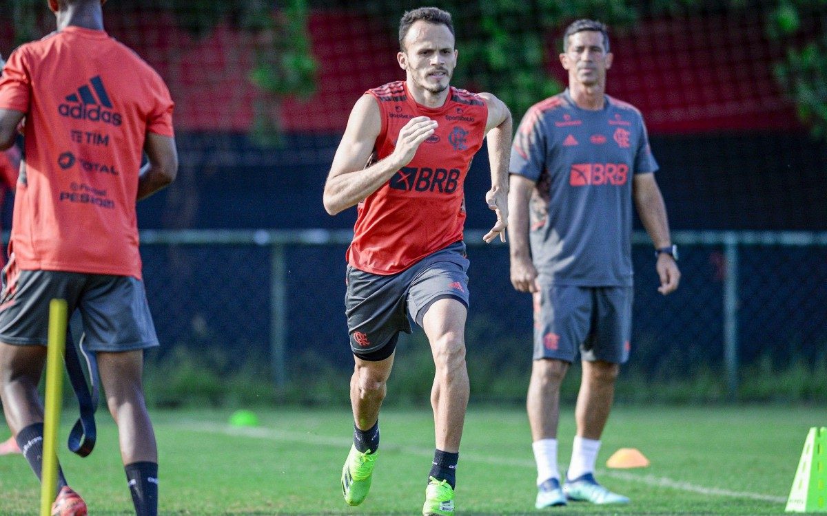 Jogador Renê do Flamengo. Marcelo Cortes/Flamengo