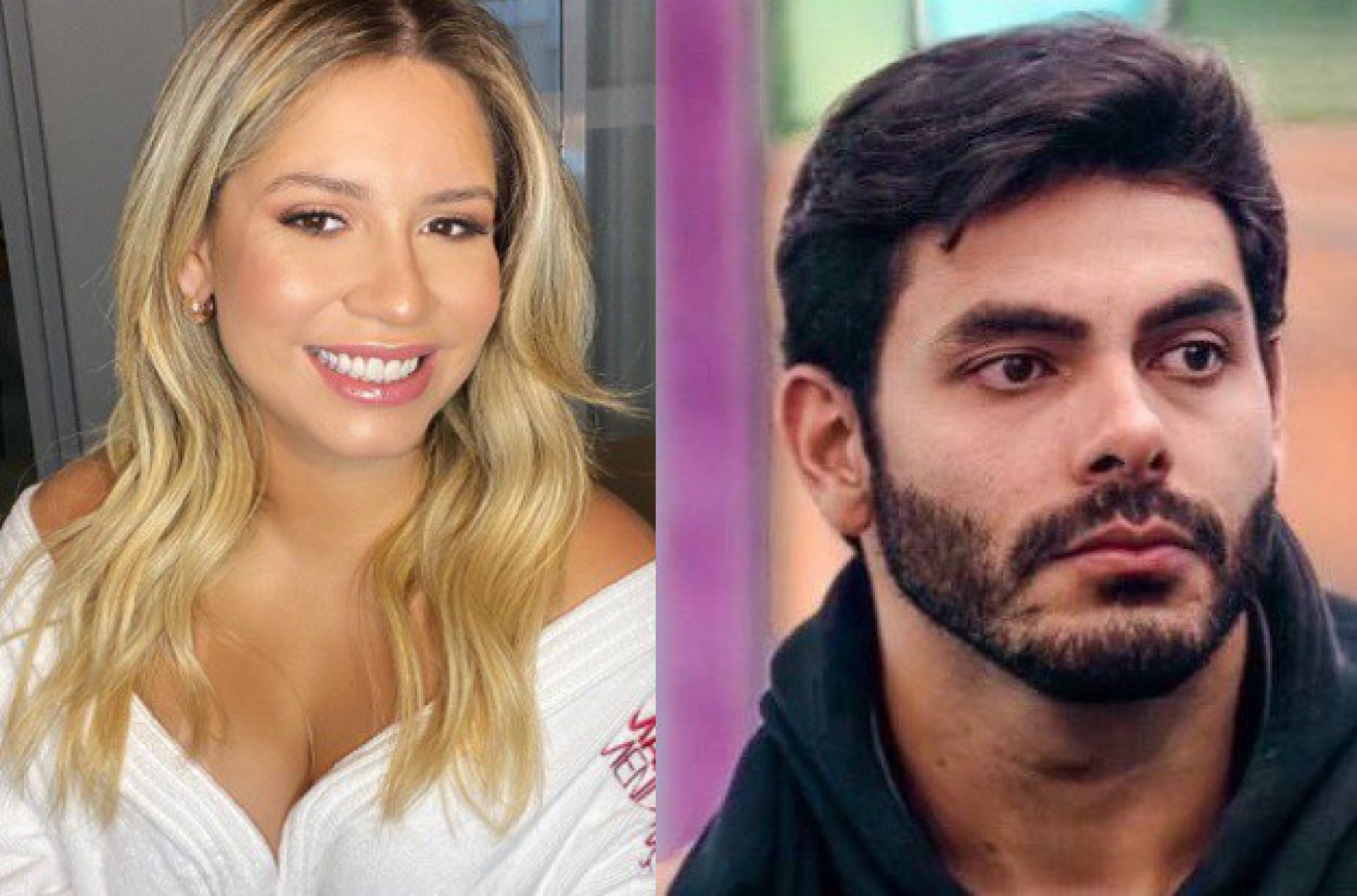 Marília Mendonça e Rodolffo, do 'BBB 21' - Reprodução/Montagem