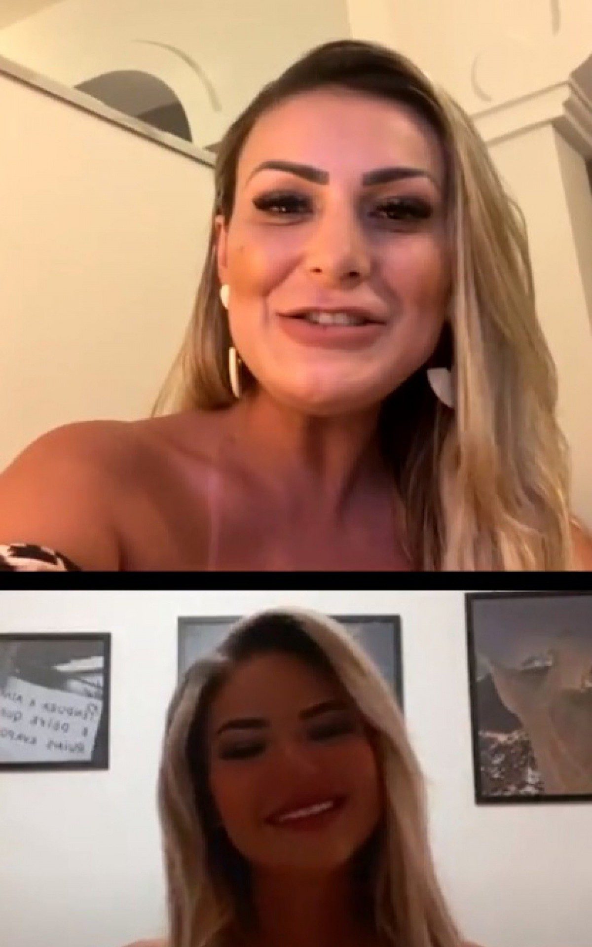 Mari Valentss e Andressa Urach