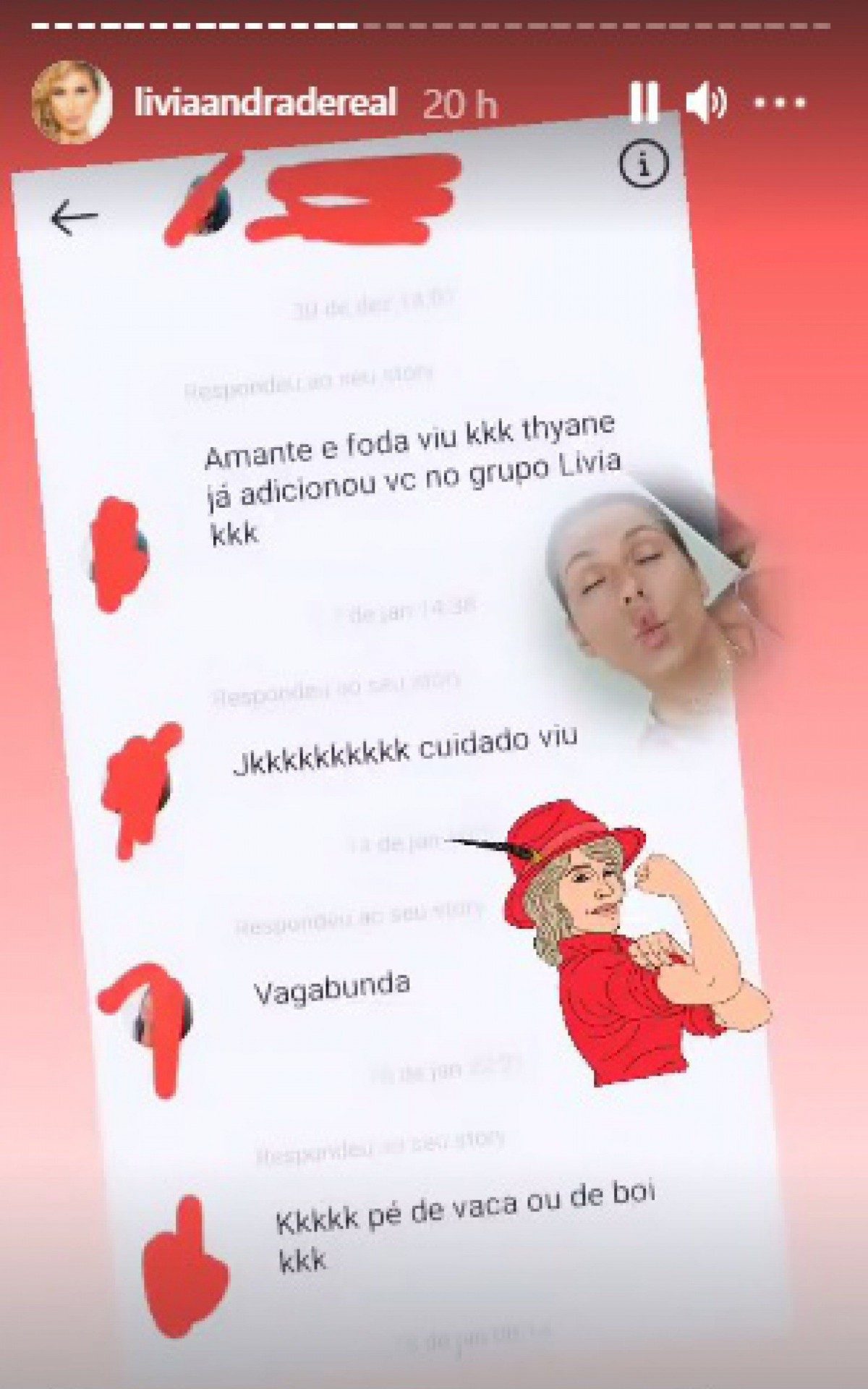 Post de L&iacute;via Andrade
