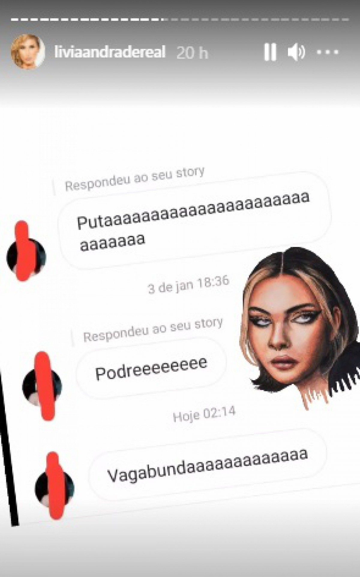 Post de L&iacute;via Andrade