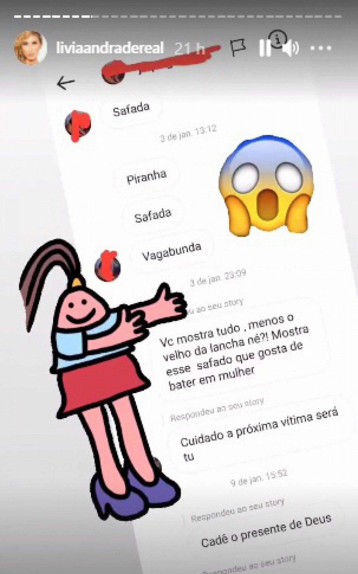 Post de L&iacute;via Andrade