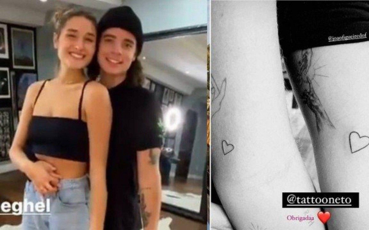 Sasha e Jo&atilde;o fazem tatuagens iguais