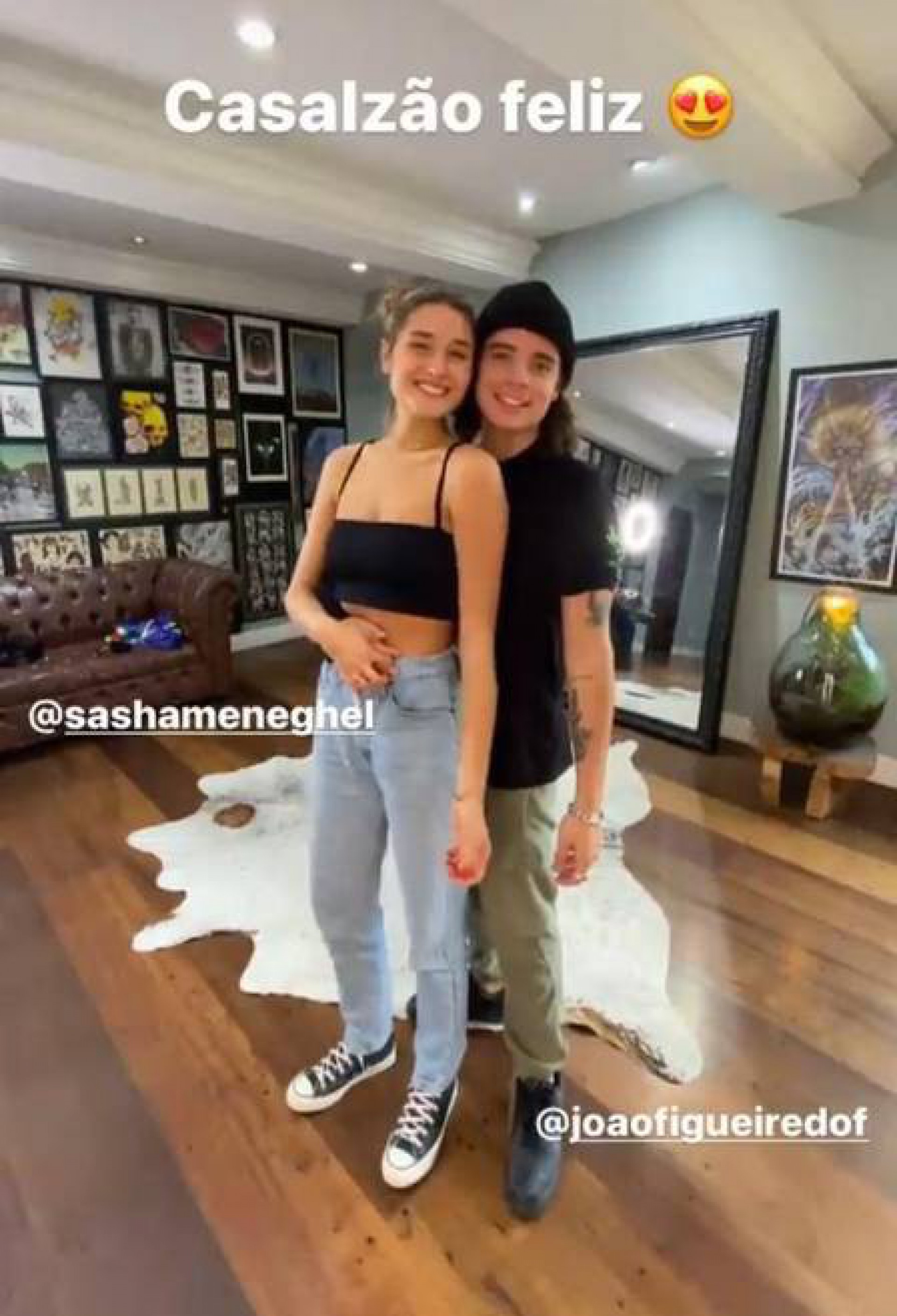 Sasha e João fazem tatuagens iguais - reprodução do instagram