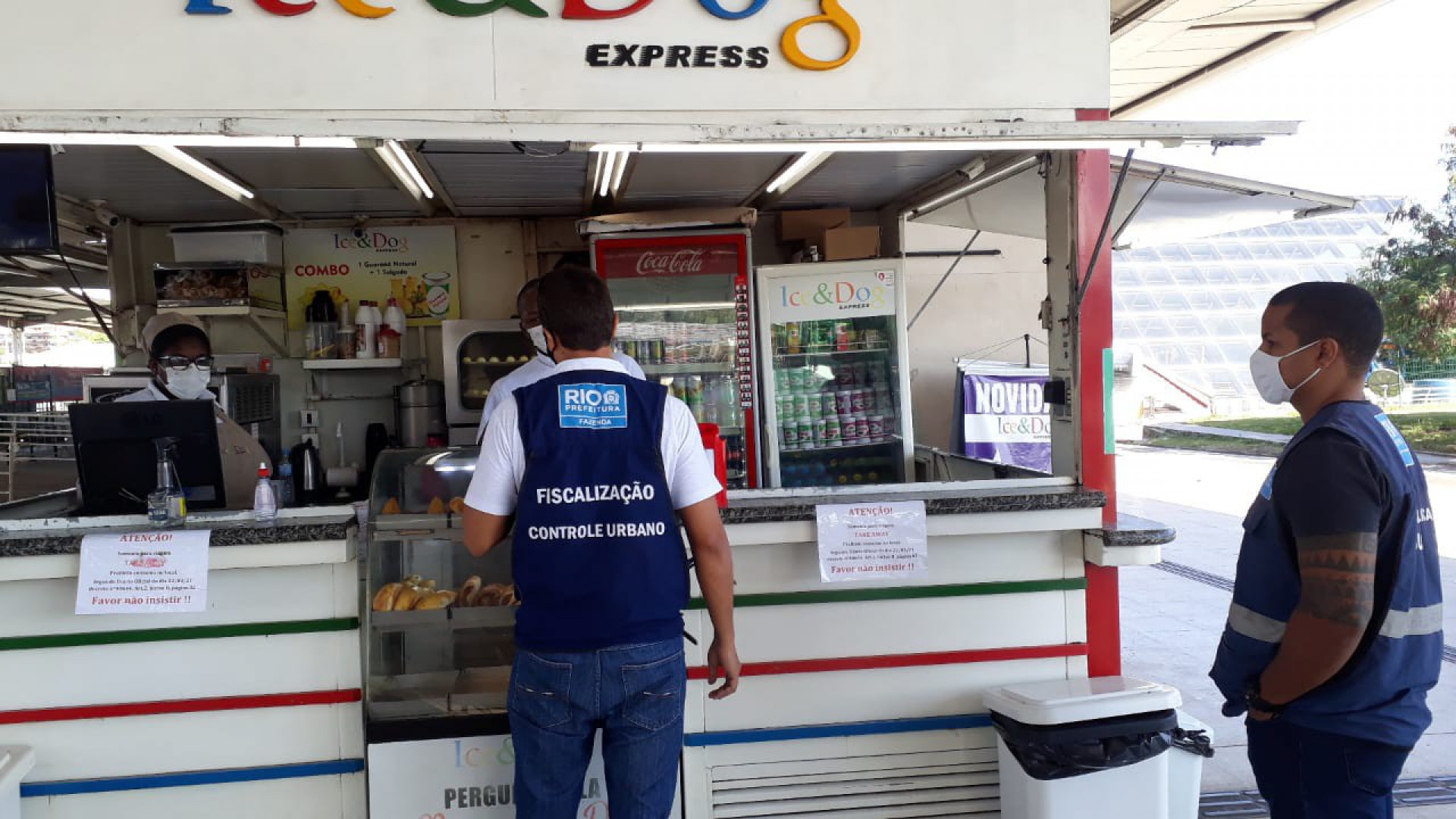 Prefeitura do Rio registrou multas e interdições a estabelecimentos, infrações sanitárias e apreensões de mercadorias - Divulgação/Seop