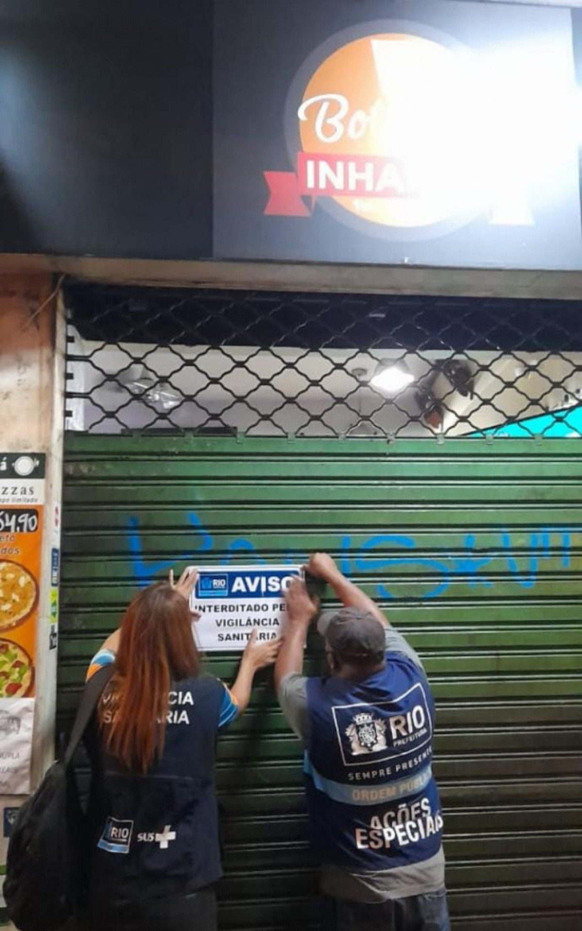 Todos os estabelecimentos foram multados e interditados