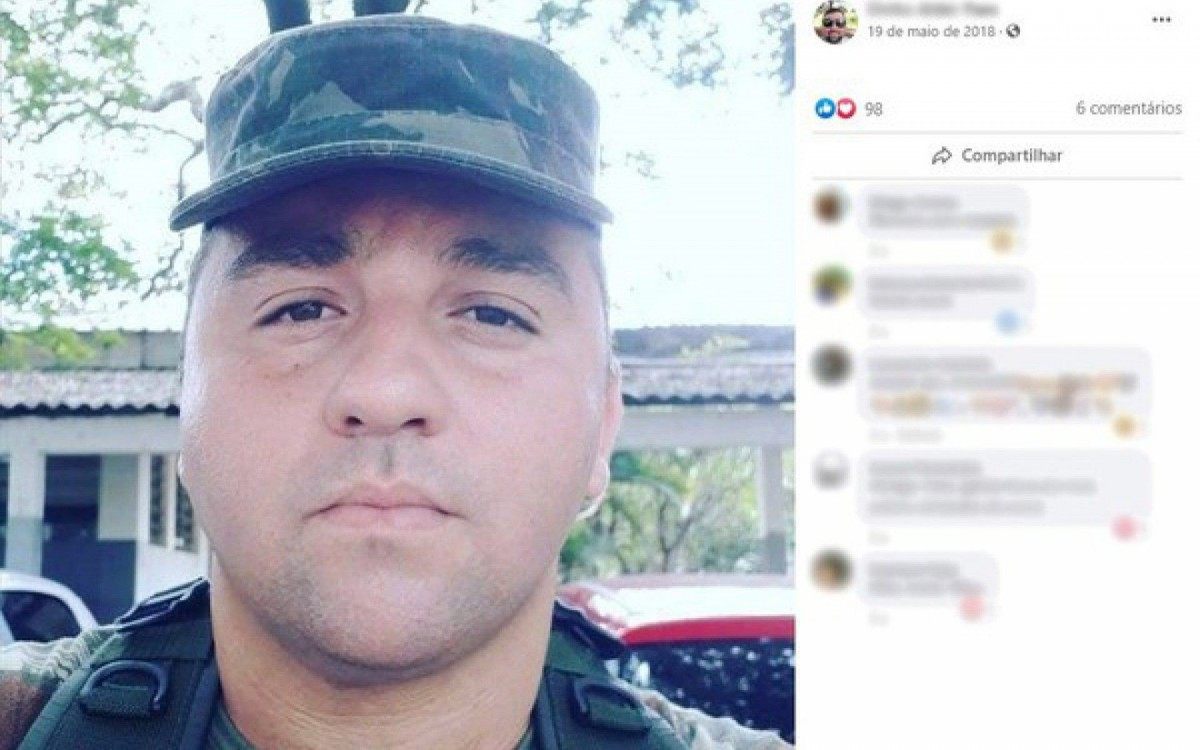 O sargento chegou a ser hospitalizado em S&atilde;o Paulo, mas n&atilde;o resistiu