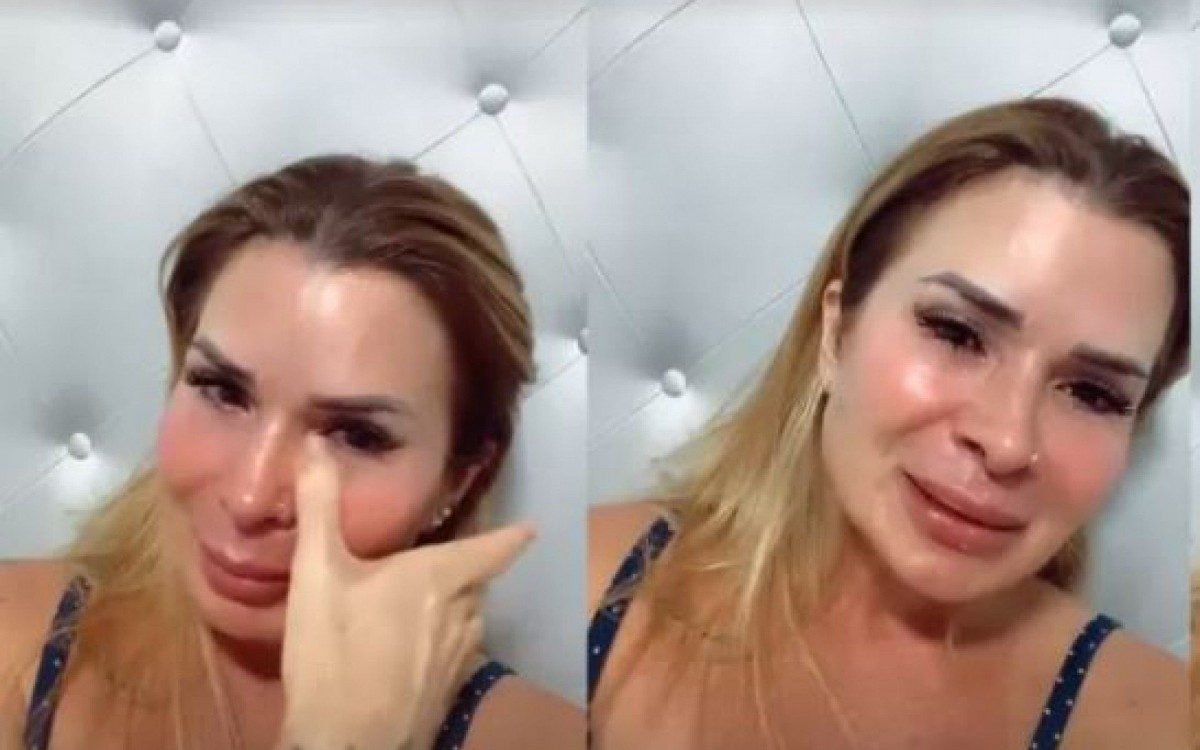 Viviane Tube, m&atilde;e de Viih Tube, se emociona ao falar da filha