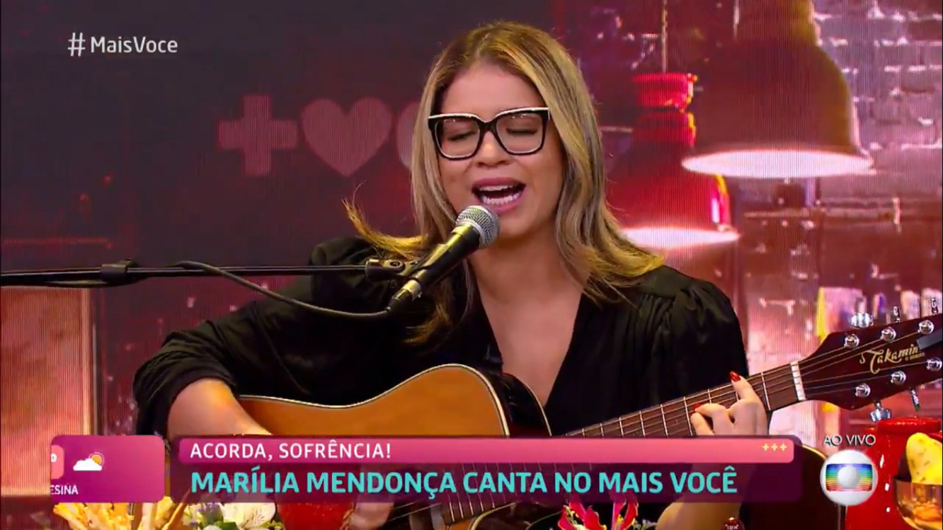 Marília Mendonça apresentou seu sucesso 