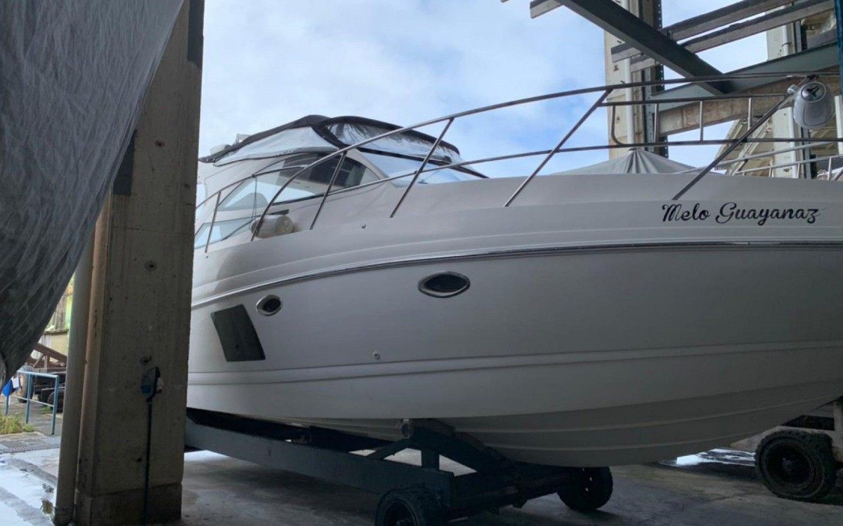 Carla e Franco tinham uma lancha que levava os sobrenomes do casal 