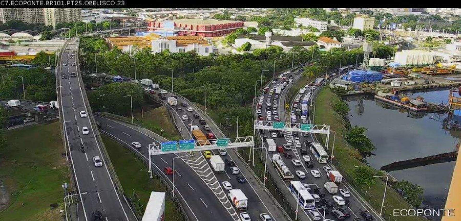 Travessia da Ponte sentido Niterói chega a 17 minutos - Ecoponte