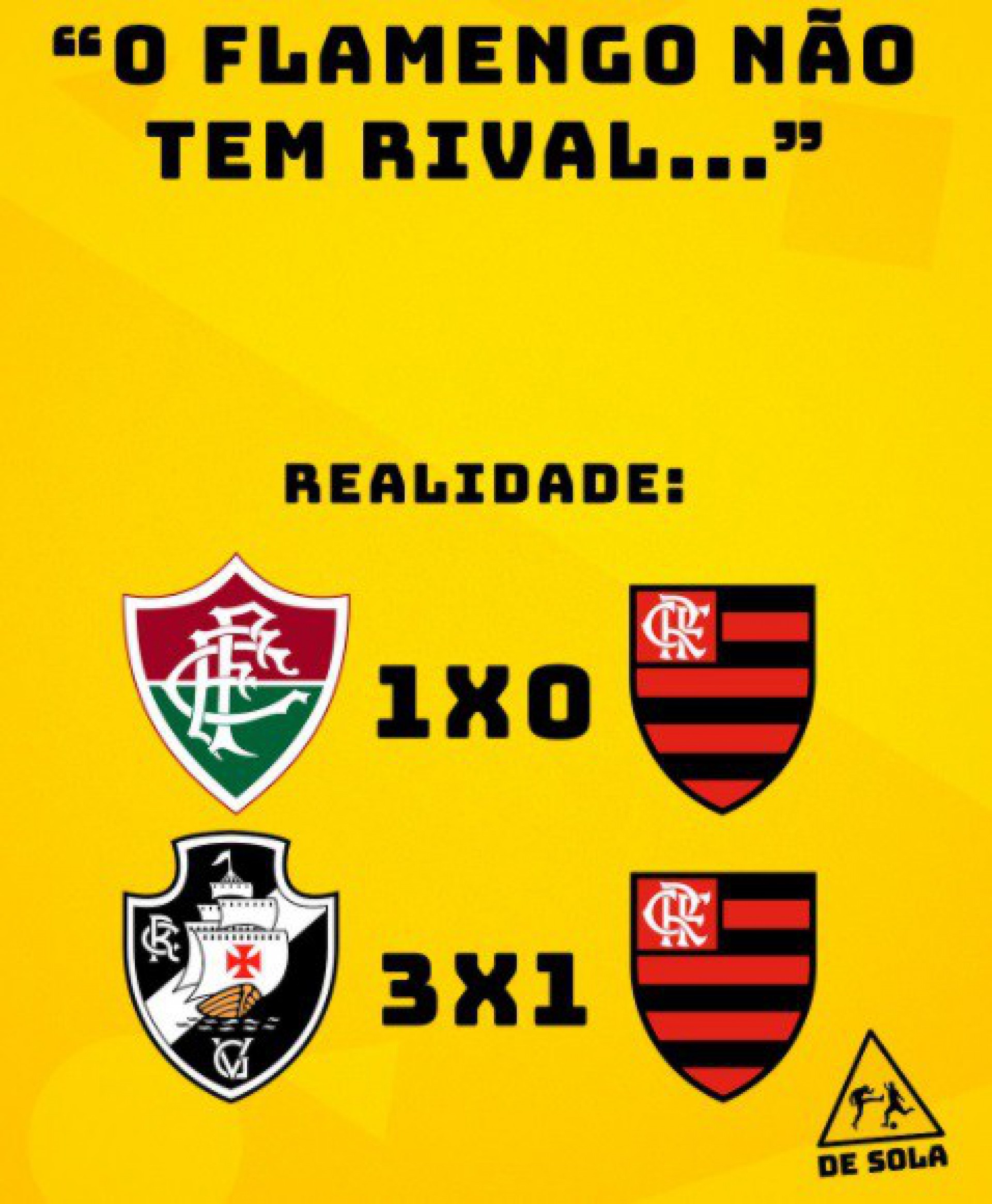 Memes: Vasco derrotou o Flamengo - Reprodução