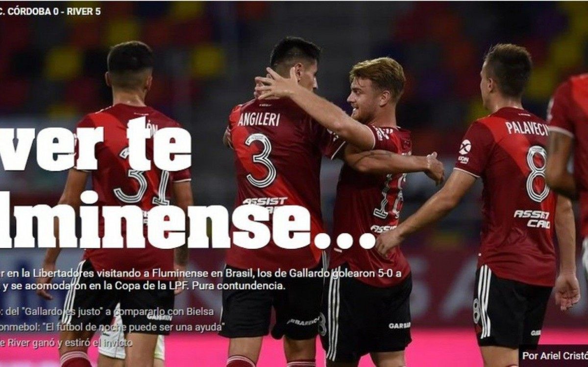 River Plate goleia antes de estreia na Libertadores contra ...