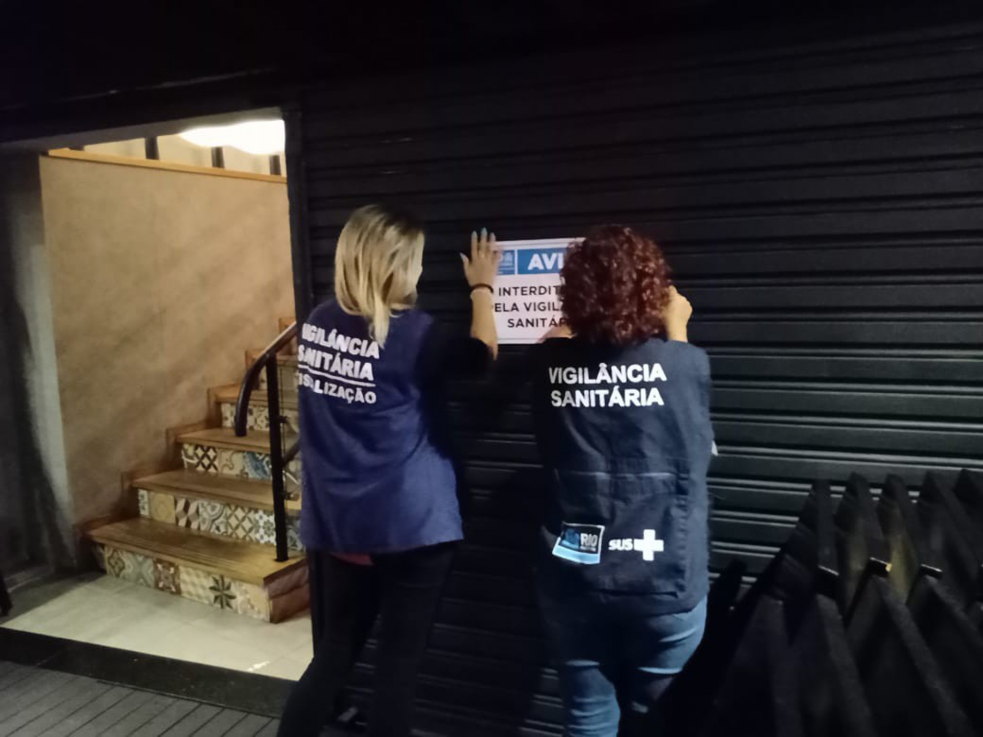 Secretaria Municipal de Ordem Pública, Guarda Municipal, Vigilância Sanitária, com apoio da Polícia Militar, realizam fiscalização das medidas de restrição - Divulgação/Seop