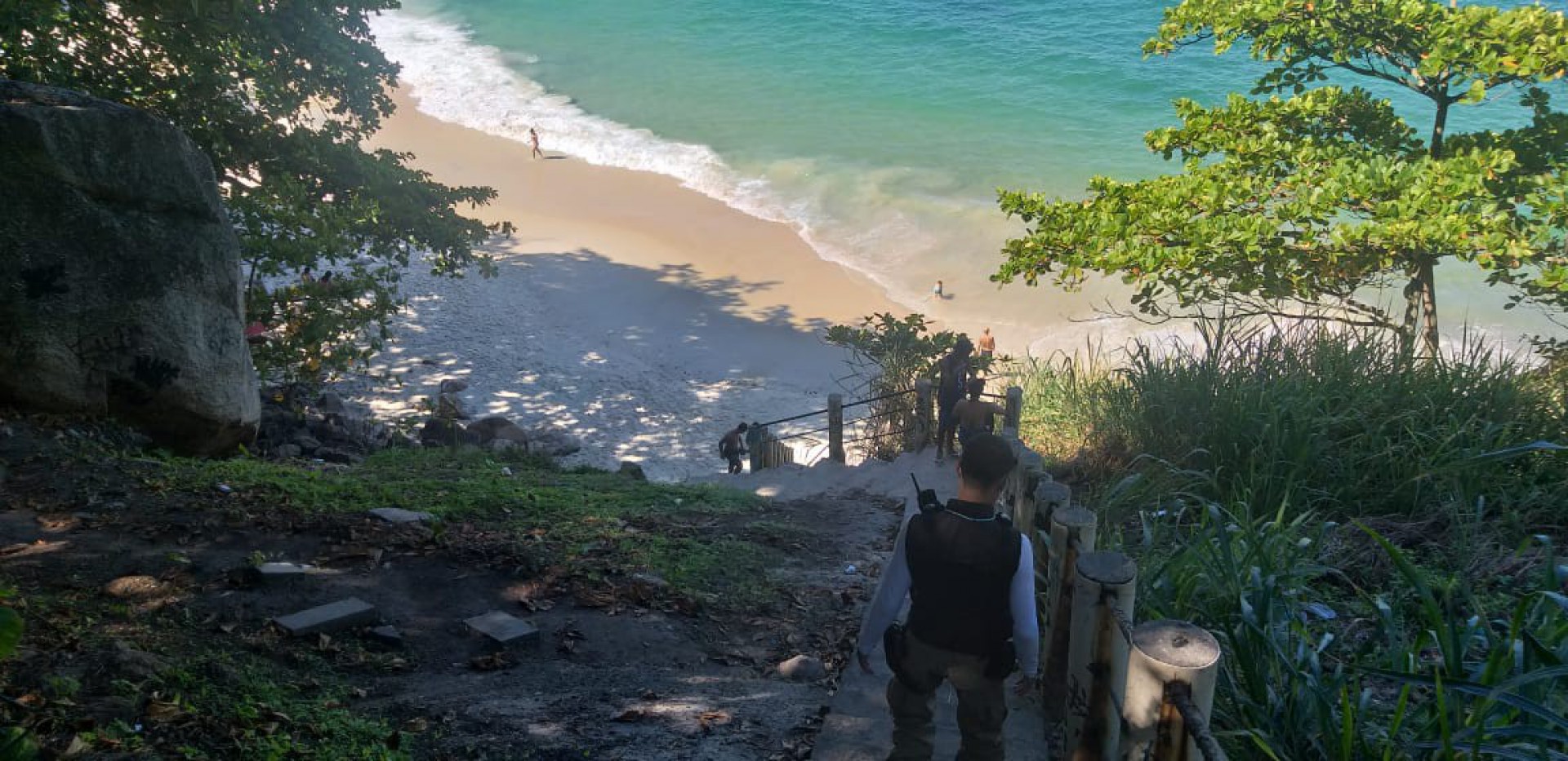 Secretaria Municipal de Ordem Pública, Guarda Municipal, Vigilância Sanitária, com apoio da Polícia Militar, realizam fiscalização das medidas de restrição - Divulgação/Seop