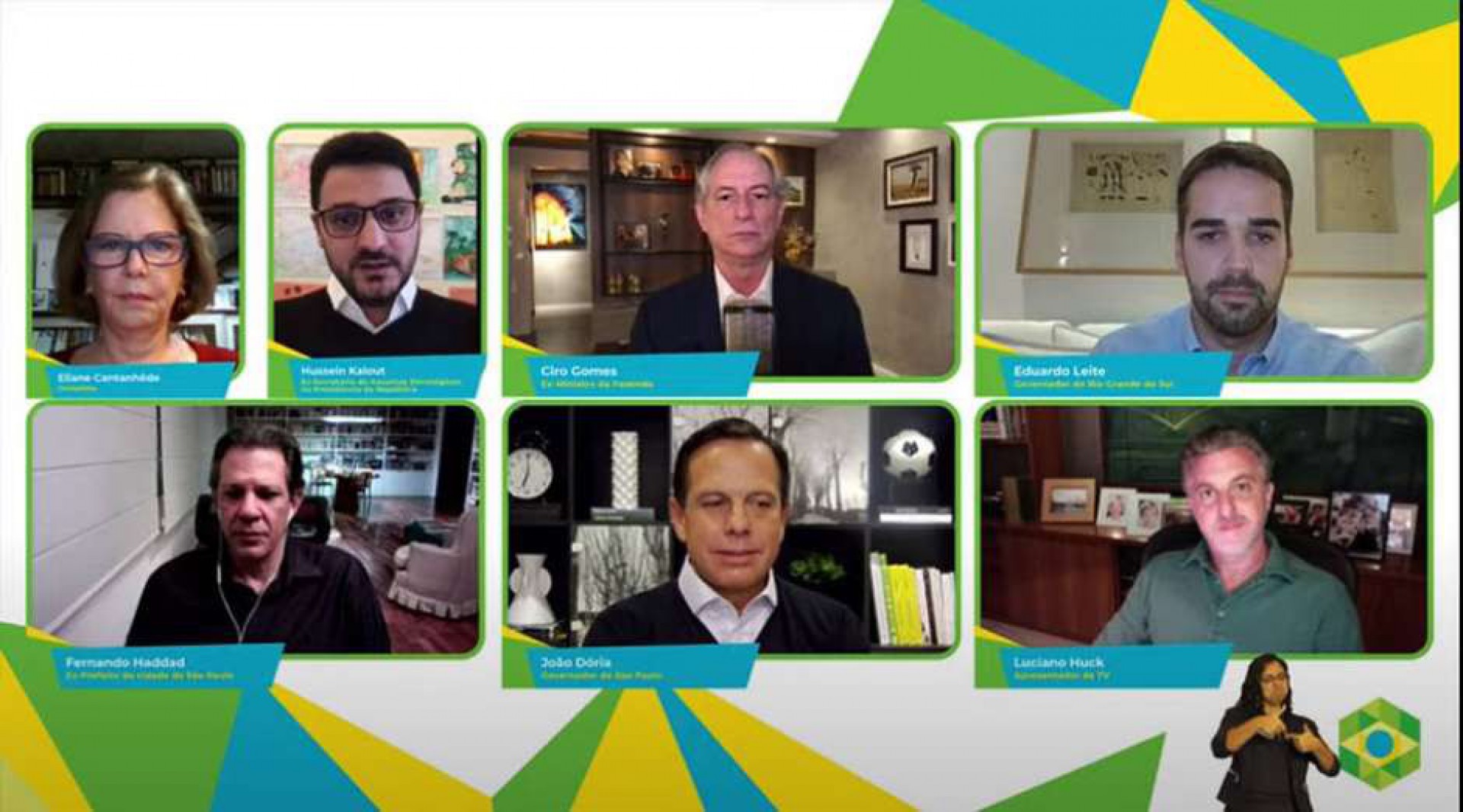 Possíveis candidatos à presidência se unem em ataques a Bolsonaro e falam em 'convergência'