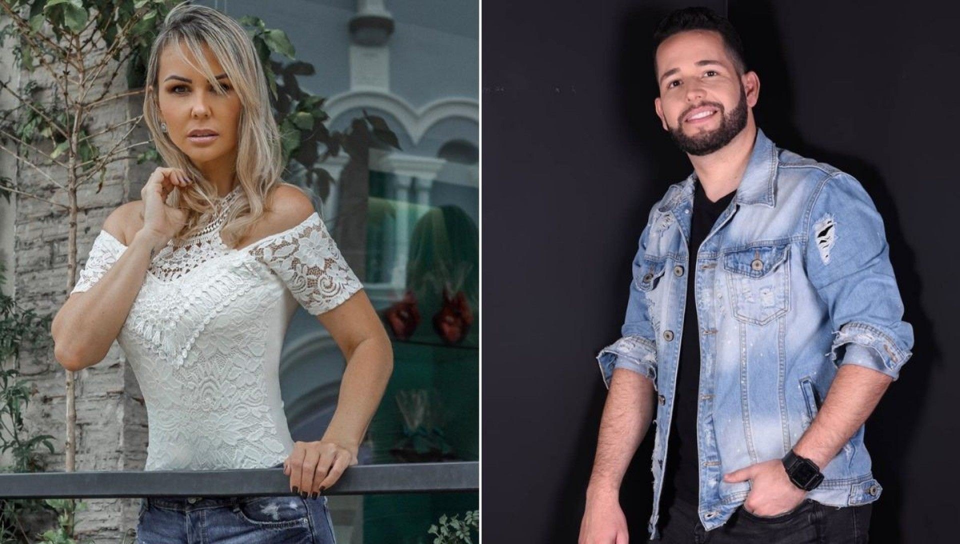 Tati Moreto e Pastor Lucas - fotos Reprodução