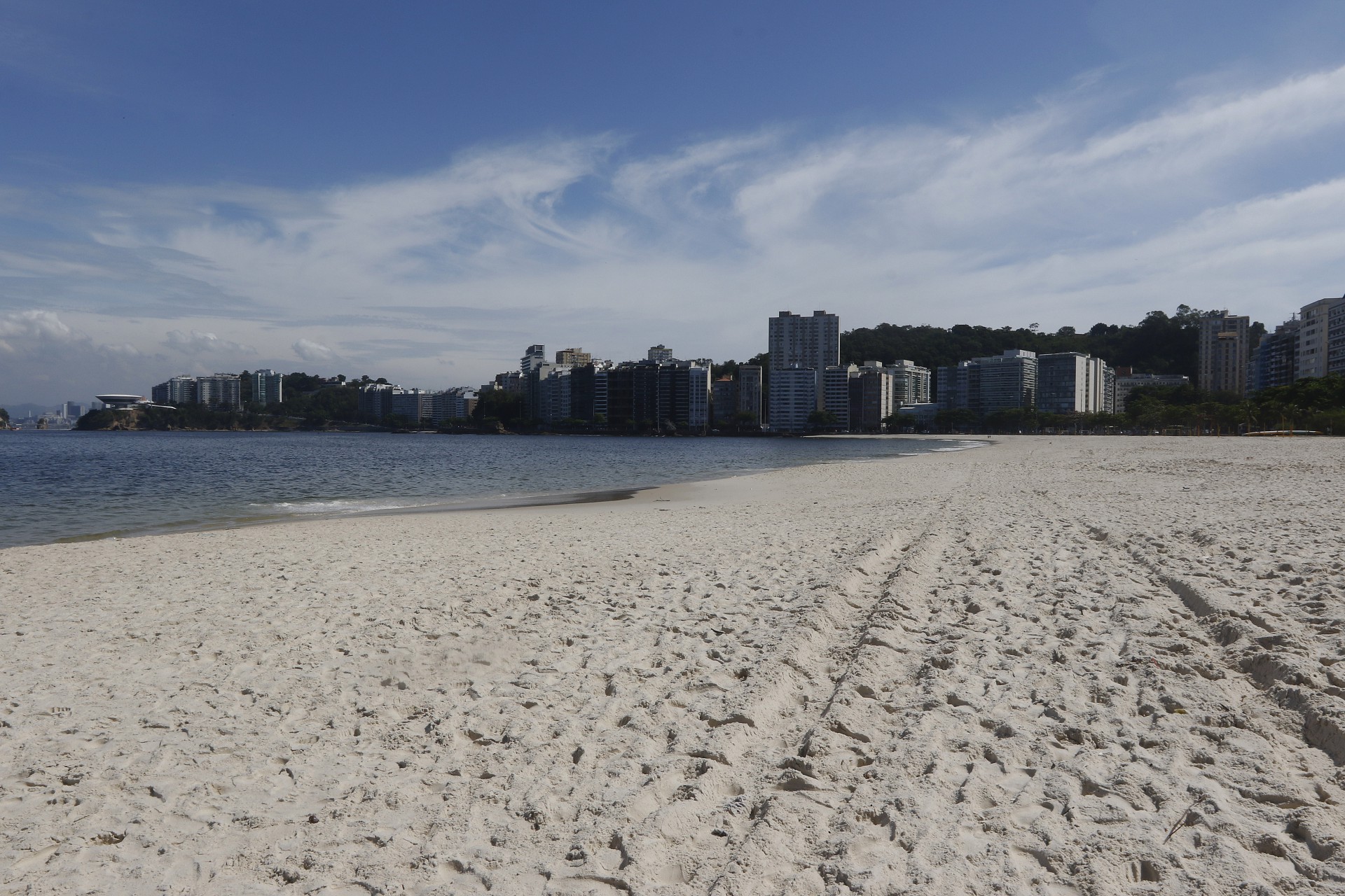 Praia de Icaraí, em Niterói, Região Metropolitana do Rio - Reginaldo Pimenta / Agencia O Dia