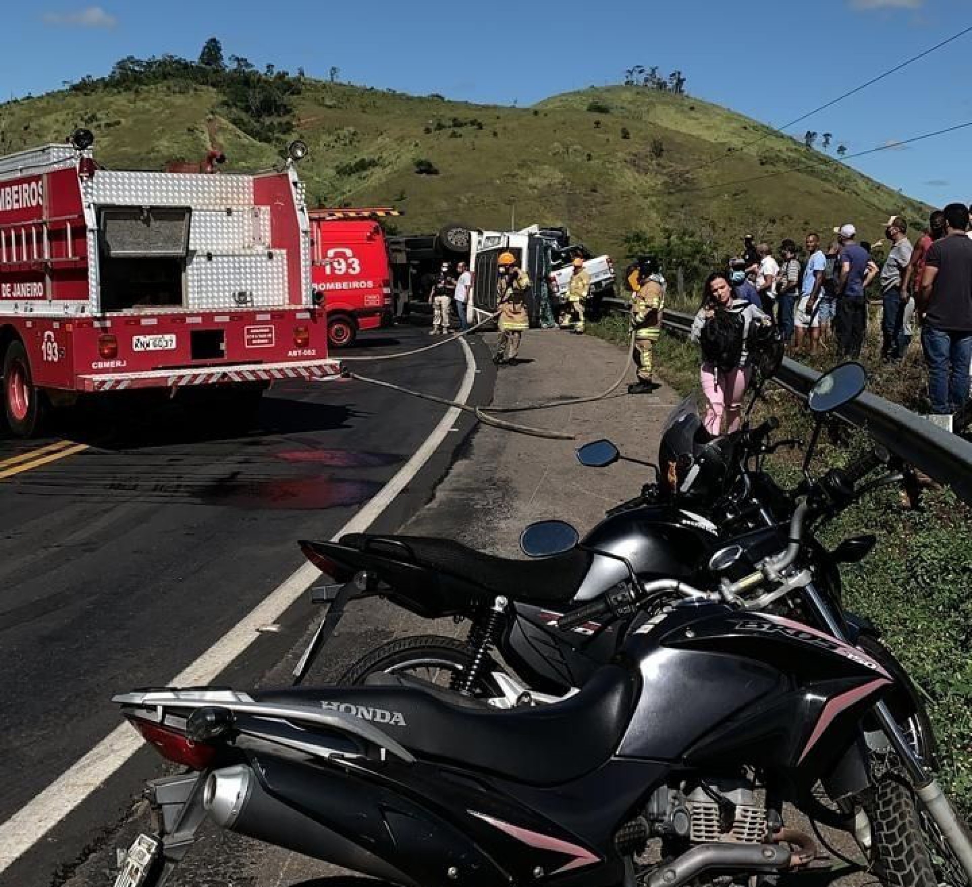 Noroeste Fluminense: Grave acidente na BR-356 deixa um morto e dois feridos. - Foto: Jorge Luiz online